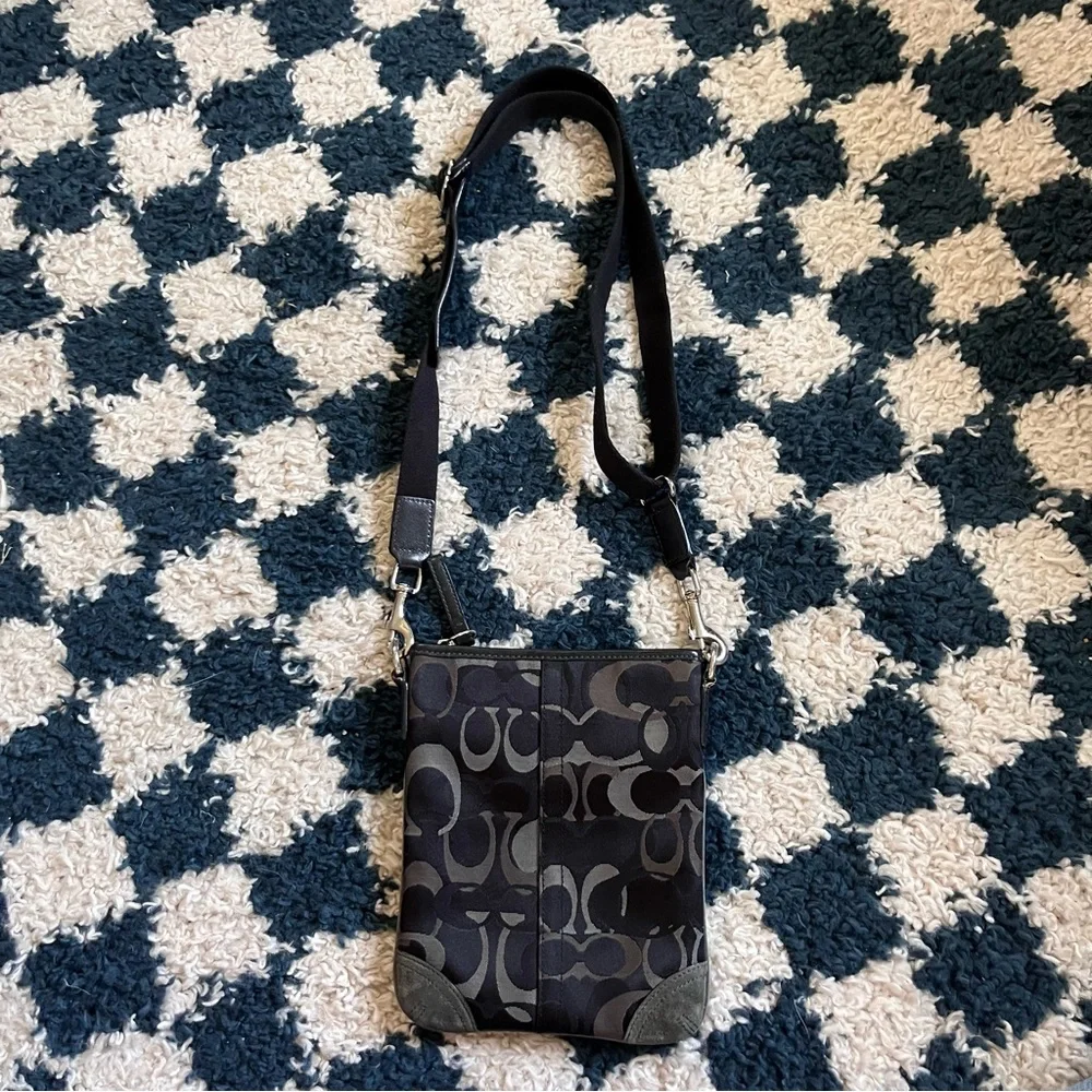 Coach Black Signature Crossbody Bag